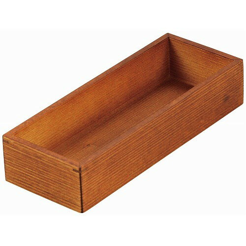 Other - 木製 千筋カトラリーボックス 茶(代引不可)【送料無料】