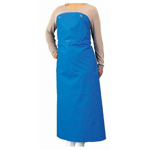 Gingham Aprons - ワンタッチ防水 エプロン ブルー 900×1150(代引不可)【送料無料】