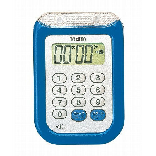 Scales - タニタ 防水大音量 タイマー 100分計 TD-377 ブルー(代引不可)【送料無料】