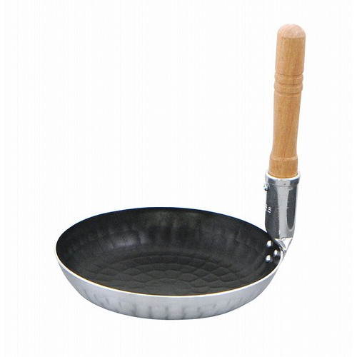 アルミ 打出 シルク(フッ素樹脂加工)深型 親子鍋 柄付 小(内径145)(代引不可)【送料無料】