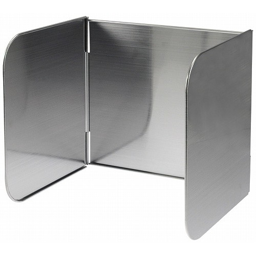 オールステンレス 使うときだけ! コンロガード(一口サイズ)(代引不可)【送料無料】