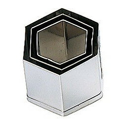 EBM 18-8 本職用厚口 抜型 3Pcs 亀甲(代引不可)【送料無料】(3.0)