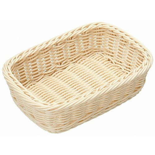 樹脂バスケット(ステンレス枠付)白 91-077A(代引不可)【送料無料】