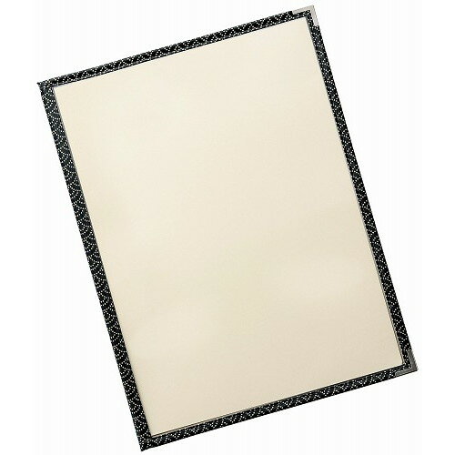 えいむ PP布地クリアテーピングメニューブック 黒 PTA-442(代引不可)【送料無料】