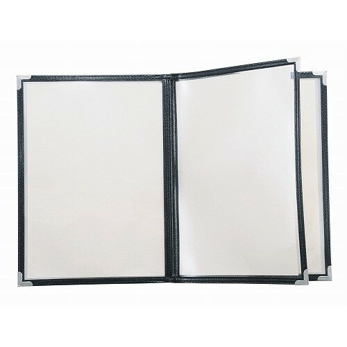 Business Products Services - クイックメニューブック B5サイズ QM-50 8ページ ブラック 32584(代引不可)【送料無料】