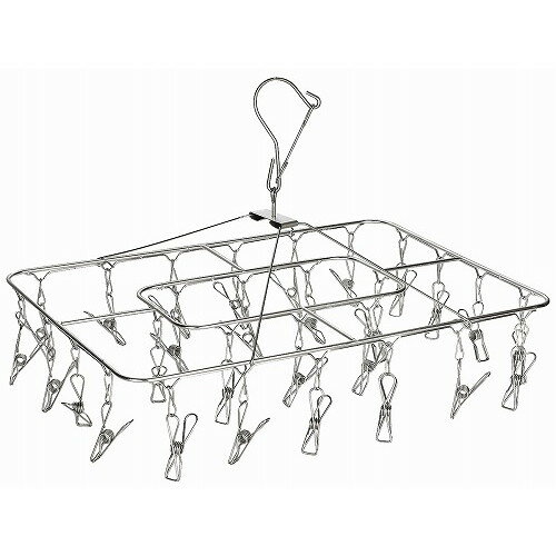 ステンレス 角型ピンチハンガー 28ピンチ SHS-28(代引不可)【送料無料】