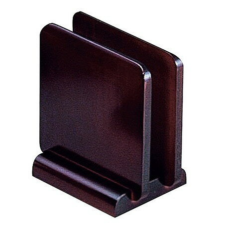 木製 メニュー立て M40-563 ブラウン 103×75×120(代引不可)【送料無料】