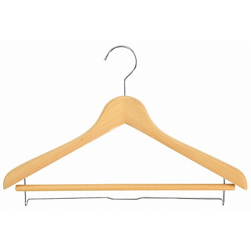 木製ロッキー20ハンガー Wバー付(代引不可)【送料無料】