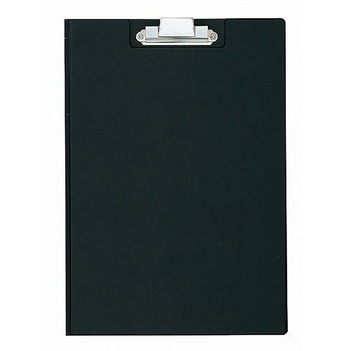 コクヨ クリップホルダー(カバー付)ヨハ-50ND 黒 A4タテ型(代引不可)【送料無料】