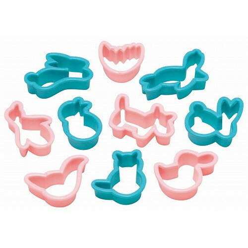 Animals - PC クッキー抜型 動物 10pcs No.752(代引不可)