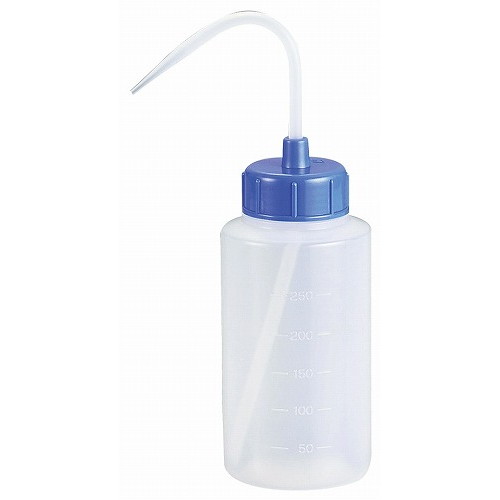 カラーキャップ広口洗浄瓶 500ml ライトブルー 927-22-22-67(代引不可)