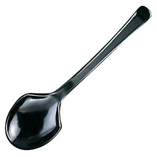 Soup Ladle （Holed） - メラミン ラーメンお玉 C-69 黒(代引不可)