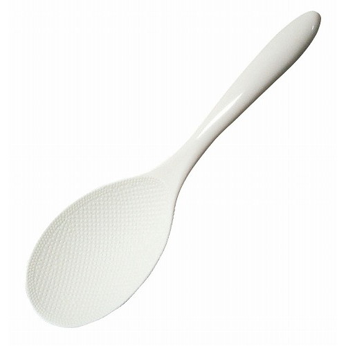 もりっこしゃもじ 19cm ホワイト PM-425(代引不可)