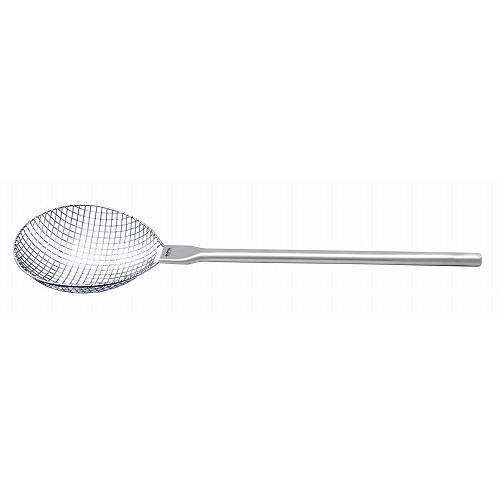 ののじ 18-8 調理用丸型すくいカゴ 中 M KGA-002M(代引不可)【送料無料】