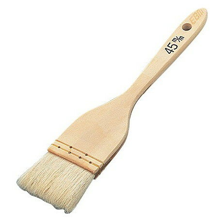 EBM 木柄 白ハケ 1寸2分 36mm お好み焼・たこ焼・鉄板焼関連 ハケ(代引不可)