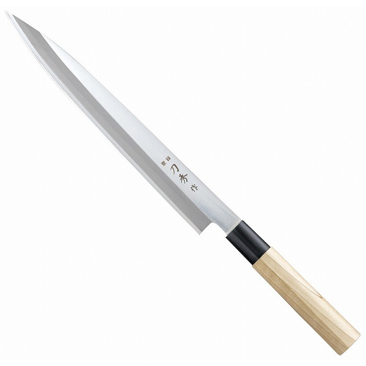 刀秀作 モリブデンバナジウム鋼 柳刃(左用)FC-373 24cm 庖丁 庖丁(代引不可)【送料無料】