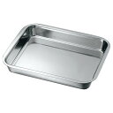18-8 角バット フラットエッジタイプ 12枚取 ストックポット・保存容器 バット(代引不可)【送料無料】(3)