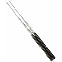 純チタン 黒檀柄盛箸(ステン口)165mm 2716 盛箸・菜箸 箸(代引不可)【送料無料】