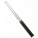 純チタン 黒檀柄盛箸(ステン口)180mm 2718 盛箸・菜箸 箸(代引不可)【送料無料】