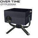 プロジェクター OVERTIME TVチューナー DVD付 LED OT-TPJ200AK 大迫力 映像 マルチプレーヤー 地デジ放送受信 ディスク再生機能 ビ...