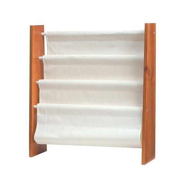 永井興産 NK-812 キャンバスマガジンラックW ブラウン NK-812【送料無料】