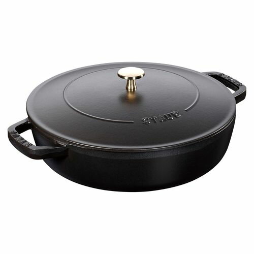 Ih Incompatible - ストウブ ブレイザー・ソテーパン 28cm 40511-472 ブラック RSTD604【送料無料】