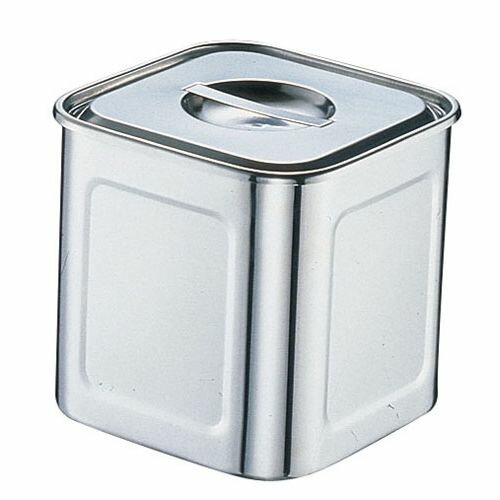 YUKIWA 18-8深型角キッチンポット 12cm AKK06012【送料無料】