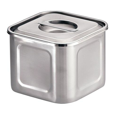 YUKIWA 18-8 深浅型 角キッチンポット 13.5cm AKK9705【送料無料】