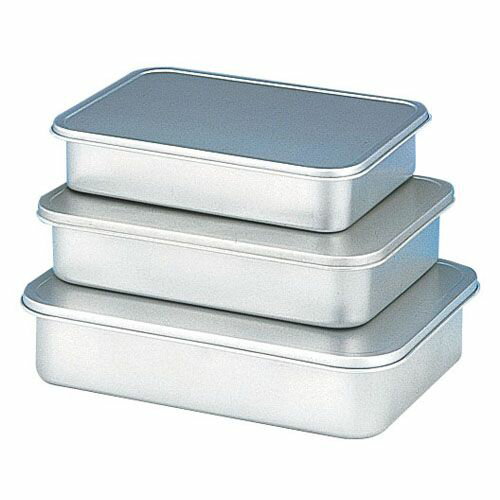 アカオアルミ アルマイト 蓋付バット 小 AHT533【送料無料】