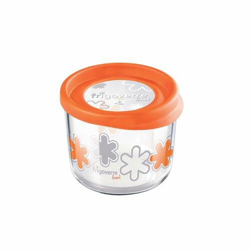 Storage Bins - Bormioli Rocco(ボルミオリ・ロッコ) フリゴベール・ファン トール 12cm 3.39140.MQ7オレンジ RBR6101
