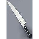 Misono(ミソノ) ミソノモリブデン鋼 筋引 No.521 24cm AMS27521 JANコード 4960316521018●メーカー品番:521●サイズ(cm):24●全長(mm):360●重量(g):150●背厚(mm):2.0■品質、切れ味、フォルム。■三位一体のミソノステンレスモリブデン鋼。■モリブデンとバナジウムの入ったハイカーボンの高級ステンレス・モリブデン鋼を使用し、ハイレベルの技術を駆使した理想の洋庖丁です。■刀身と一体のツバが衛生的。■切れの冴えと耐久性を両立させた最高の出来ばえが、またひとつ秀作を生みました。■※包丁の表示サイズは、すべて刃渡り寸法となっております。【送料について】北海道、沖縄、離島は送料を頂きます。