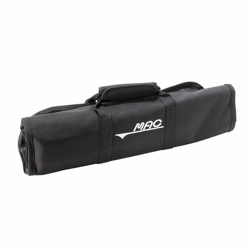マック マック 包丁ロールバッグ KR-108 AMT4701 JANコード 4950673700928●メーカー品番:KR-108●幅×奥行×高さ(mm):505×40×60■505×40×H60 ポリエステル製・最大包丁8丁収納可能。■・包丁固定ベルト、内面ファスナー付カバーで 安全に持ち運び出来ます。■・取り外し可能な小物入れ、ペンなど収納出来る 便利なポケット付。【送料について】北海道、沖縄、離島は送料を頂きます。