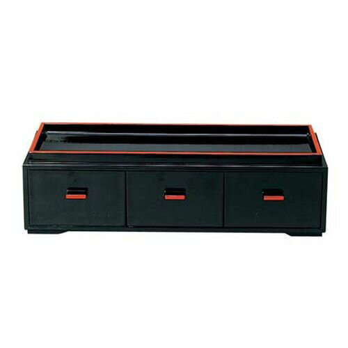 福井クラフト カスター&ティーパック 黒(ABS) 86012320 RFKK001【送料無料】