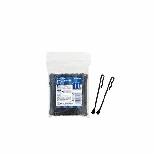 サンナップ クリップマドラー (100本入) MDC-100BK ブラック GMD0102