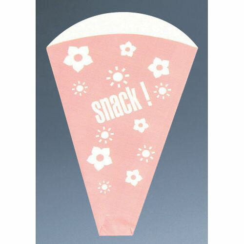 遠藤商事 クレープ袋 (100枚入) ピンク XHK0401