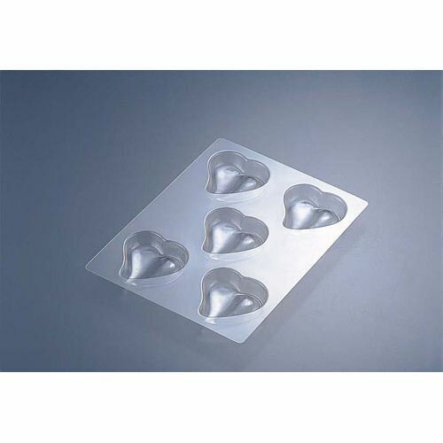 タイガークラウン チョコモールド ハートカーブ5P No.1923 WTYB301【送料無料】