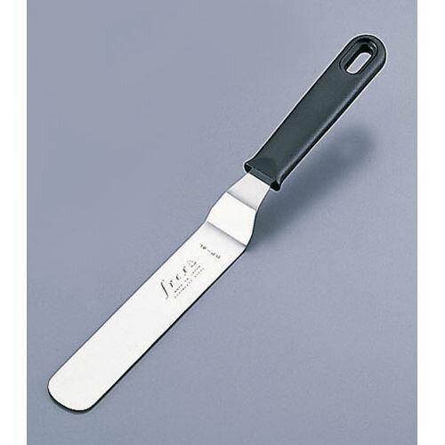 インテックカネキ フレックス黒P柄 ステン スパチュラL型 BP-9L 全長345mm WSP4404