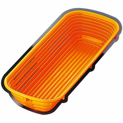 サーモハウザー サーモ 醗酵カゴ長角型(ポリプロピレン) 48769 オレンジ WHT15【送料無料】