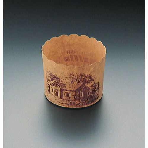 天満紙器 マフィンカップハウス柄