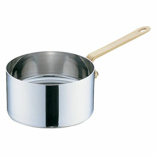Sauce Pans - YUKIWA UK18-8プチパン 片手深型鍋(蓋無) 12cm PPT8904【送料無料】