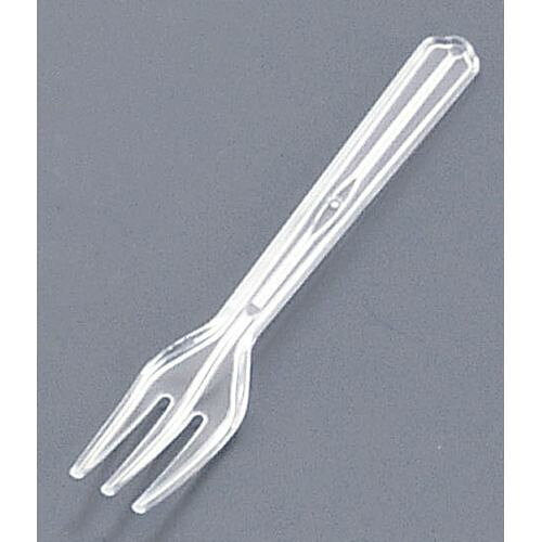 アサヒ 使い捨てフォーク #110(500本入) 透明 袋入 XTK5102