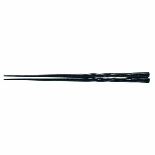 塑膠製 - 福井クラフト PBTうず彫箸(10膳入) 黒乾漆 90030731 RHSE902【送料無料】
