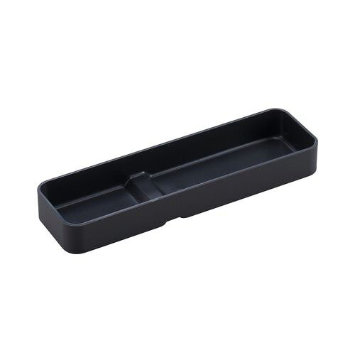 福井クラフト ABS製 段付カトラリーボックス 小 黒 60002500 PKT3201 JANコード 4523031234542●間口×奥行×高さ(mm):254×73×32●材質：ABS【送料について】北海道、沖縄、離島は送料を頂きます。