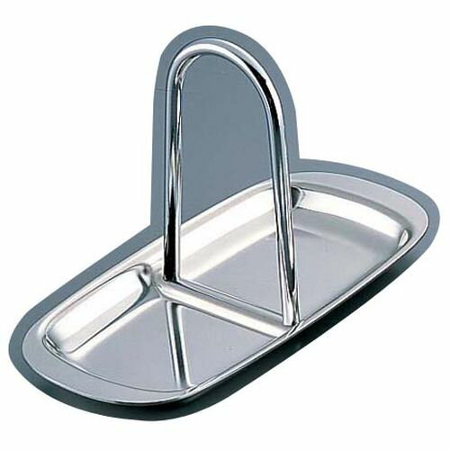 遠藤商事 18-8ミニカスタートレー(2仕切) 手付 PKSA501