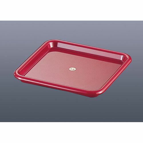 エンテック B・Bシリーズ B-5410 正角トレー (レッド) PBC513A