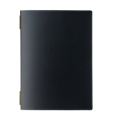 えいむ カーボンタッチ メニューブック GB-111 ブラック PEI5201【送料無料】