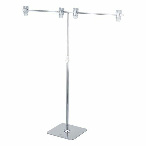 友屋 ダブルスタンドポスター掛 クローム 40728 PDB0301【送料無料】