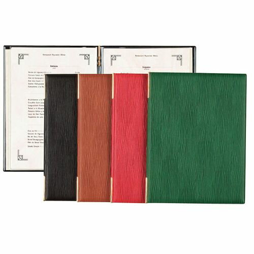 シンビ メニューブック MS-302 黒 PAA1901【送料無料】