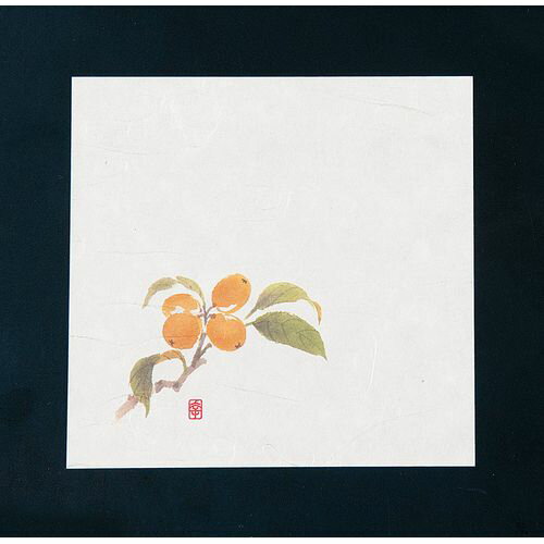 アーテック ニュー四季懐紙 4寸(100枚入) NS-22 びわ QKIG101