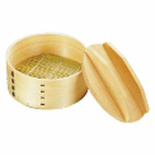 遠藤商事 マルH 桧 丸セイロ (蓋・すだれ付) QSI17【送料無料】